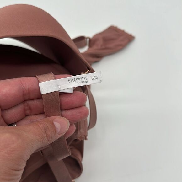 Aerie Bra Womens 36D Balconette Rose Pink Underwire - Picture 9 of 12